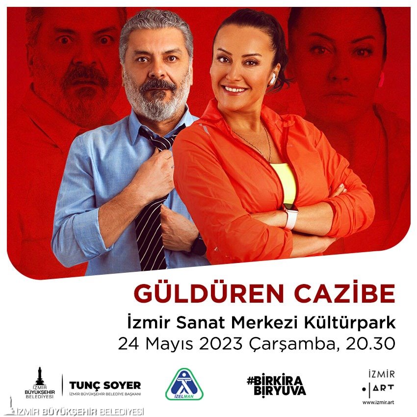 Güldüren Cazibe "Bir Kira Bir Yuva" için sahnede