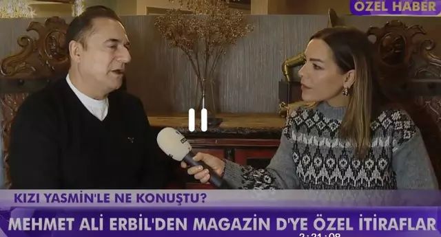 Mehmet Ali Erbil ve kızı Yasmin Erbil'in telefon görüşmesi! Survivor Poyraz'dan bahsedip ağladı