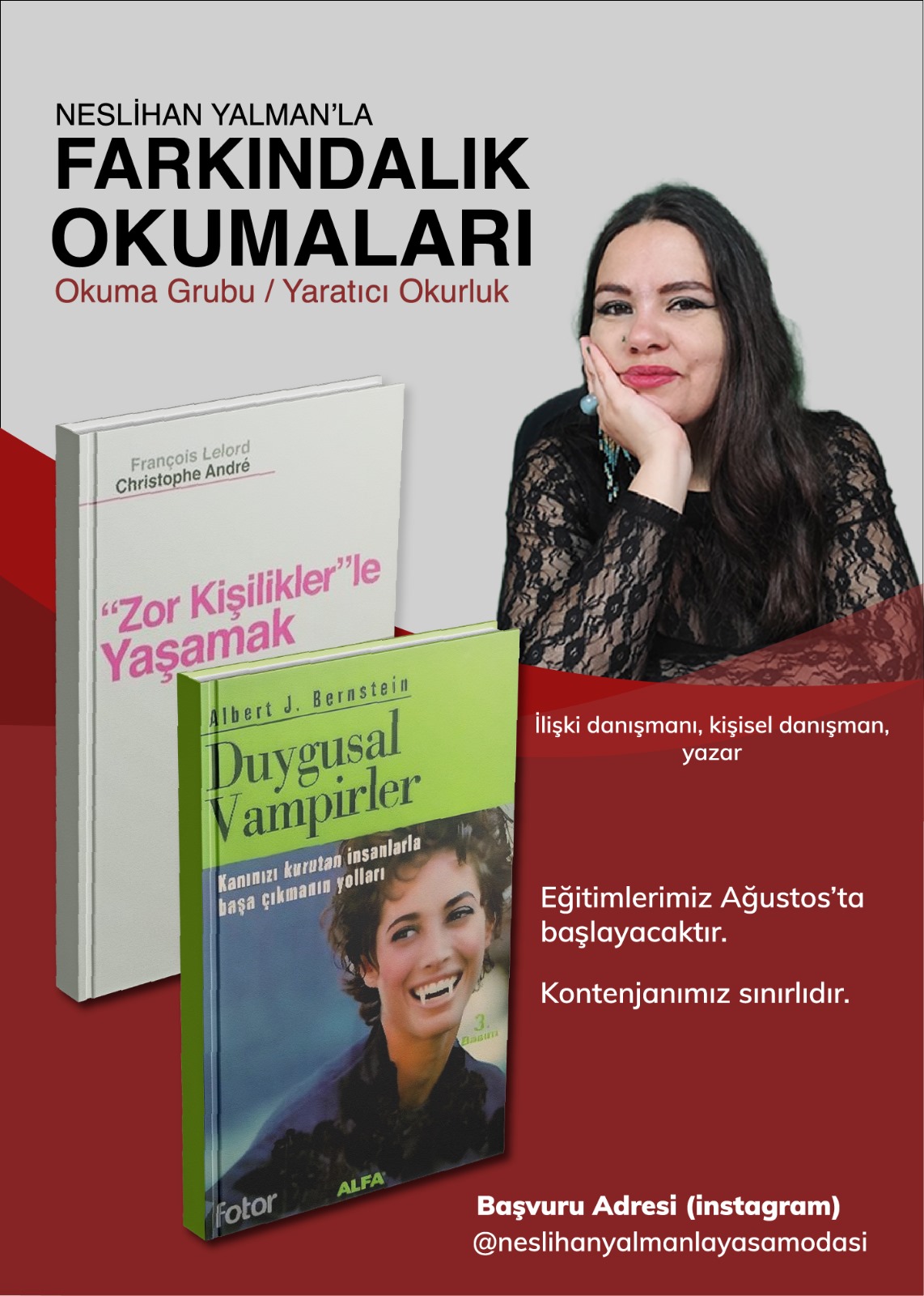 Neslihan Yalman ile Farkındalık Atölyeleri Başlıyor!