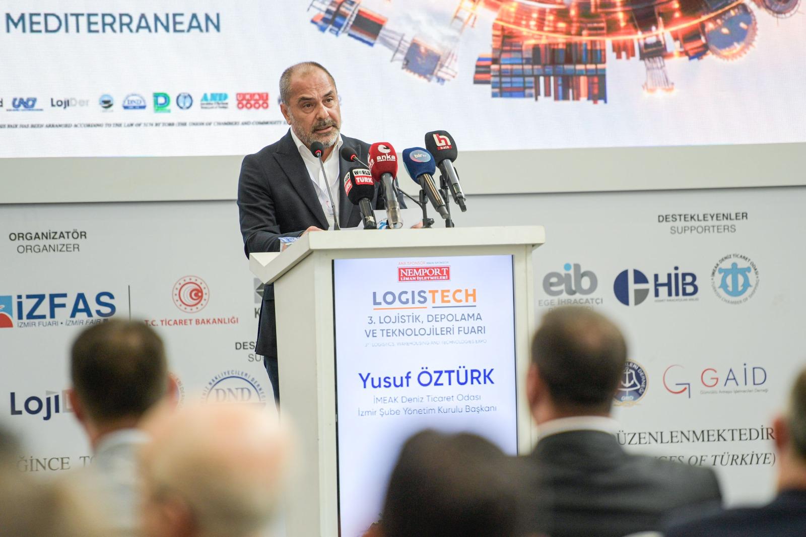 Başkan Tugay’dan İzmir’in lojistik hedefi “İzmir’in ortak koridorda Batı’ya açılan kapı olmasını hedefliyoruz”