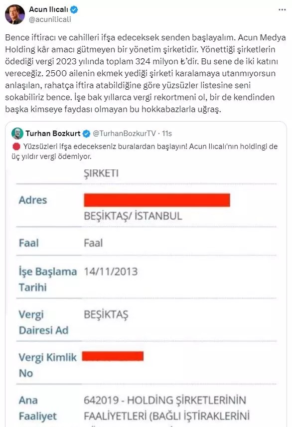 Vergi kaçırmakla suçlanan Acun Ilıcalı, ödediği rakamı bizzat açıkladı