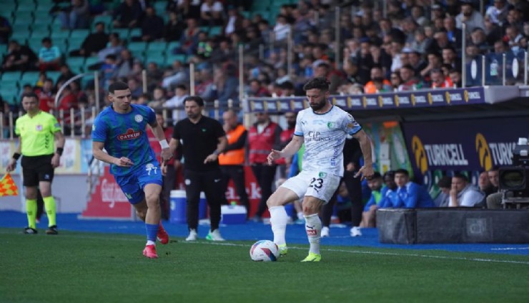Bodrumspor FK'ya Rize'de 3 altın puan: 0-2