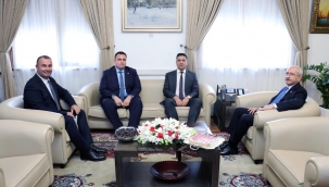 Başkan Mustafa Kayalar Kılıçdaroğlu ile görüştü