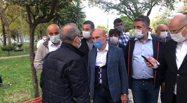Büyükşehir afetzedelerin yanında