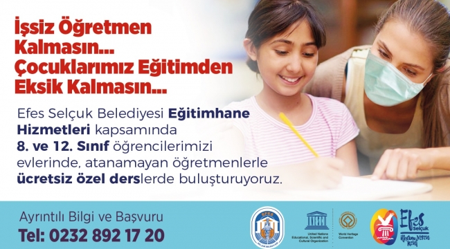 EFES SELÇUK’TA “EĞİTİMHANE” İLE ATANAMAYAN ÖĞRETMENLER ÖĞRENCİLERLE BULUŞUYOR