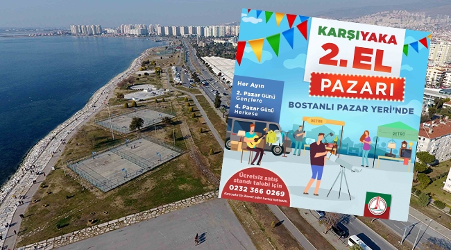 Karşıyaka’da “2. El Pazarı” açılıyor