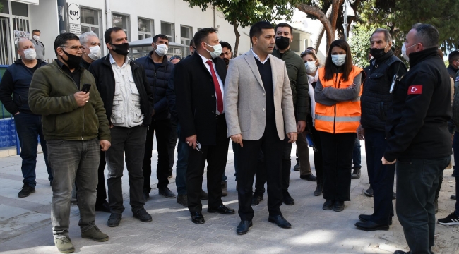 Kahramanlar caddesi esnafı belediye çalışmalarından memnun