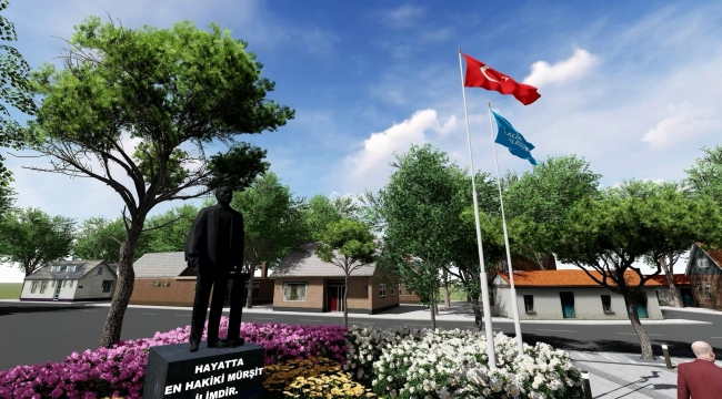 Aliağa Belediyesi’nden Helvacı’ya Tarihi Meydan Projesi