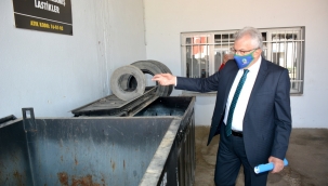 Atık getirme merkezi hizmet vermeye başladı