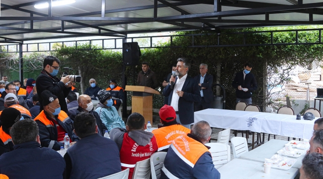 Başkan sandal, "her zaman emekten, çalışandan yanayım"