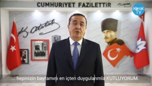 Başkan batur’dan bayram mesajı: Dara düşenin yanında olduk