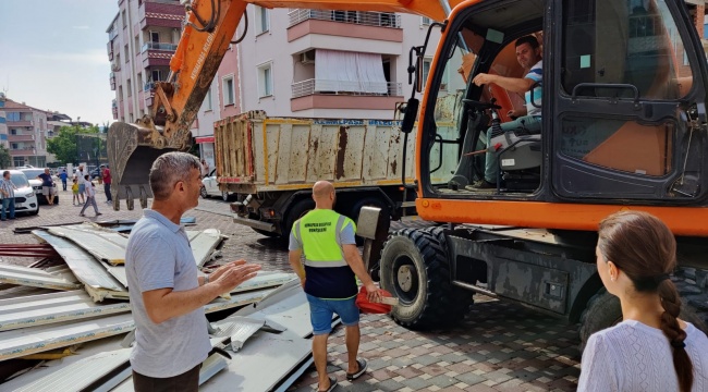 Kemalpaşa&#039;da fırtına sonrası ekipler teyakkuzda