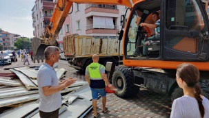 Kemalpaşa'da fırtına sonrası ekipler teyakkuzda
