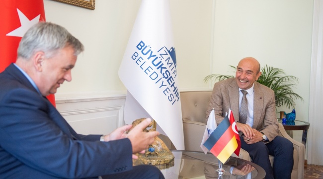 Başkan Soyer Almanya Büyükelçisi’ni ağırladı