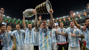 Copa America'da zafer Brezilya'yı deviren Arjantin'in