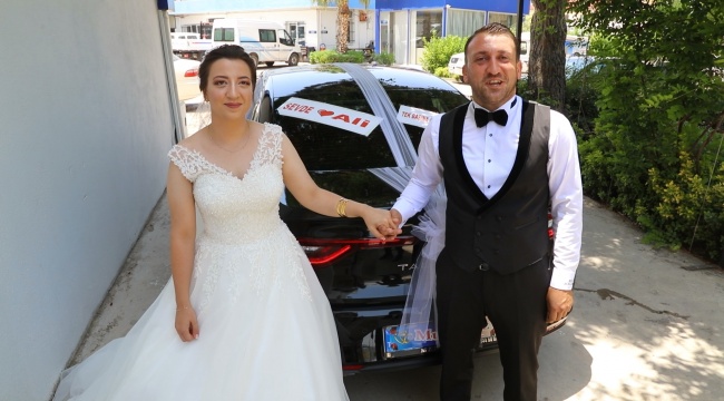 Güzelbahçe Belediyesi Şirket personellerine özel günlerde özel araç