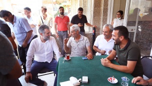 Serdar Sandal'dan esnaf ziyareti: Tek çözüm kentsel dönüşüm