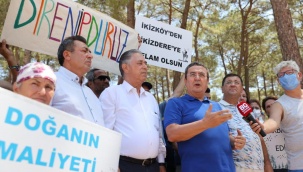 Akbelen dayanışmasına Kıyı Ege desteği