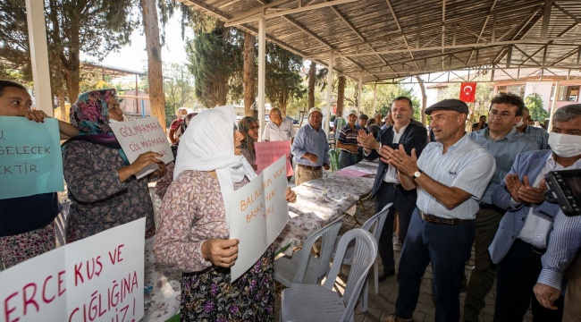 Başkan Soyer’den Gölmarmara Gölü’ne hayat verecek hamle