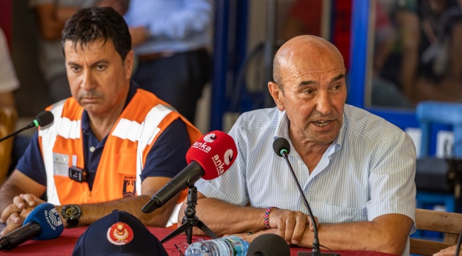 Başkan Soyer’den yangın mağdurlarına ziyaret: “Sizi kendi kaderinizle baş başa bırakmayacağız”
