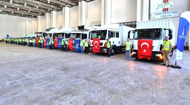 Büyükşehir’den yangın bölgesine destekler sürüyor “Bu zorlu günleri dayanışmayla atlatacağız”