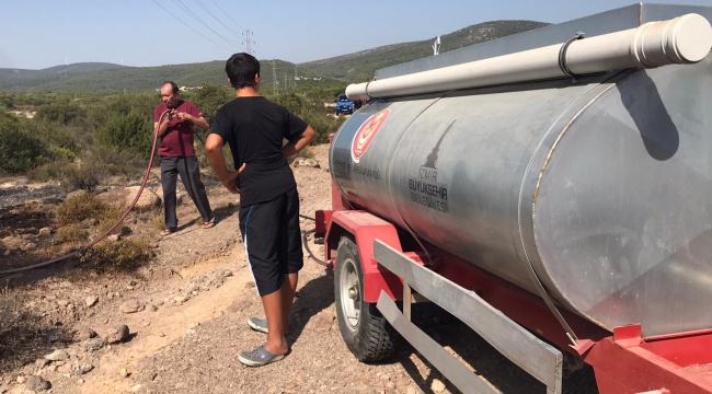 İzmir Büyükşehir Belediyesi’nin dağıttığı tanker felaketi önledi