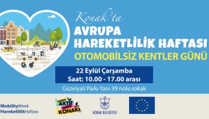 Konak'ta Avrupa Hareketlilik Haftası