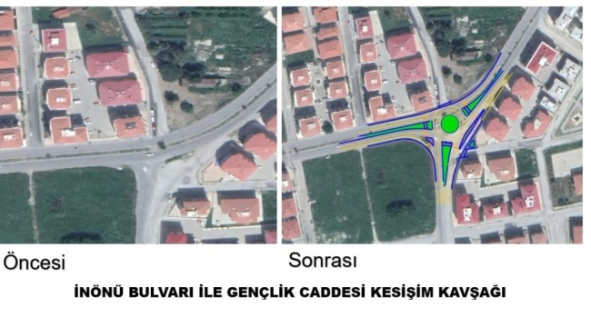 Tire'ye 3 Yeni Kavşak Projesi