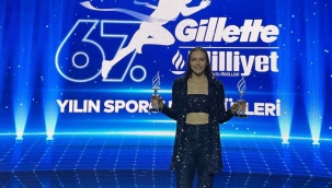 "Yılın Kadın Sporcusu" Eda Erdem'den "Yılın Mesajı"