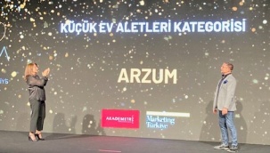 Arzum'a Yılın 'Müşteri Markası' Ödülü
