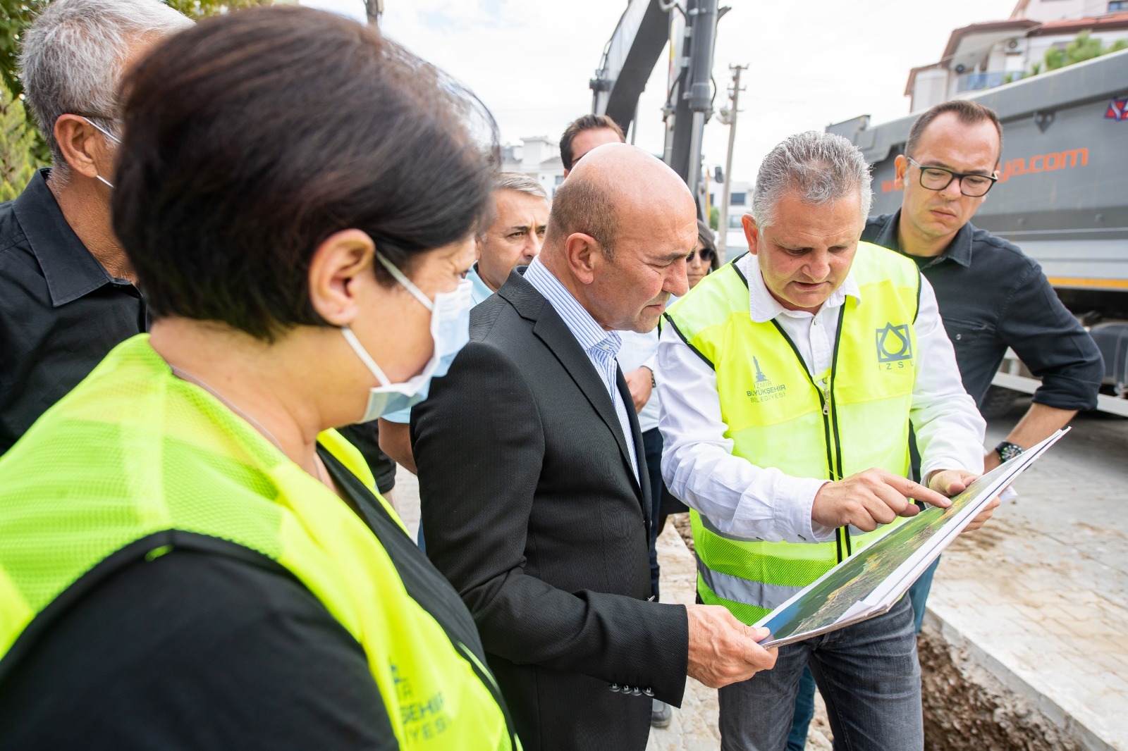 İZSU&#039;nun Seferihisar&#039;da Süren 120 Milyon Liralık Yatırımı İncelendi
