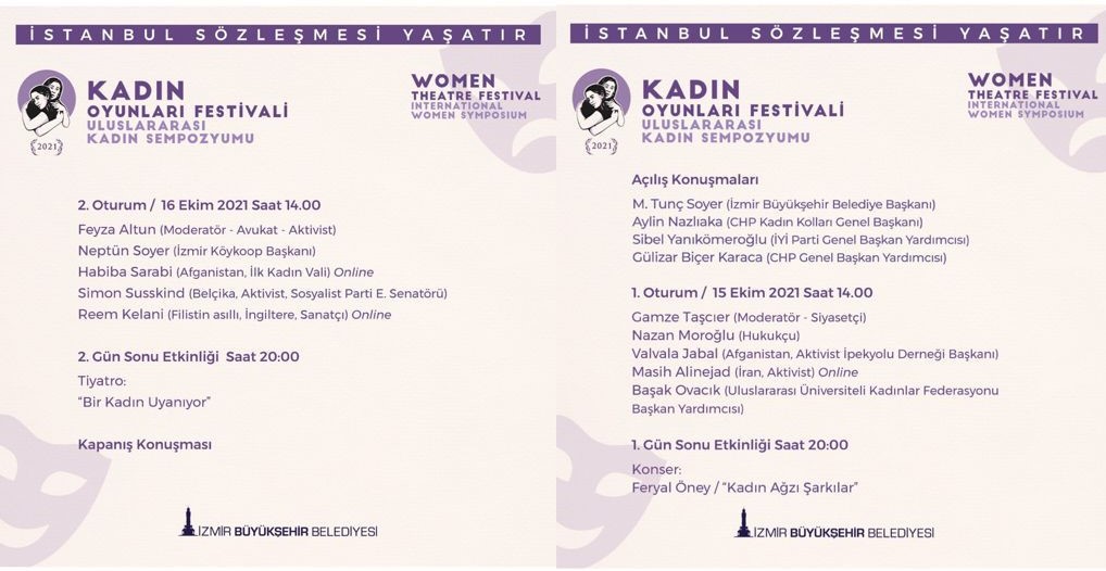 Kadın Sempozyumu 15-16 Ekim'de İzmir'de