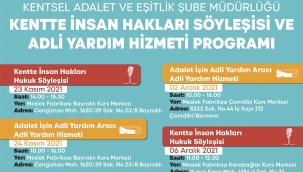 23 Kasım’da Hukuk Söyleşileri Başlıyor!