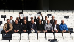 Altay Yüksek Divan Kurulu Üyeleri Altay Alsancak Stadında