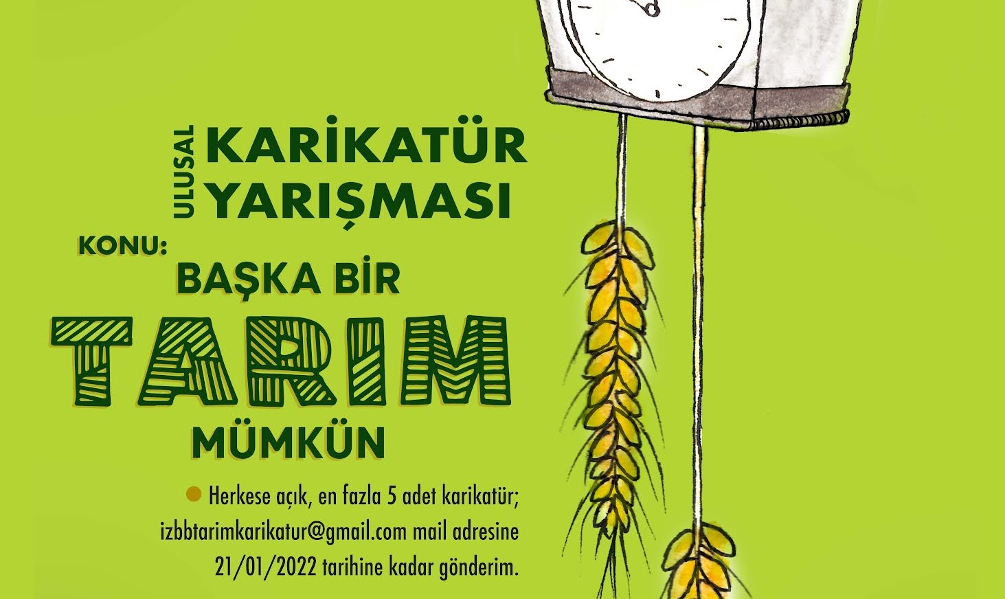 "Başka Bir Tarım Mümkün" Karikatür Yarışması Başlıyor