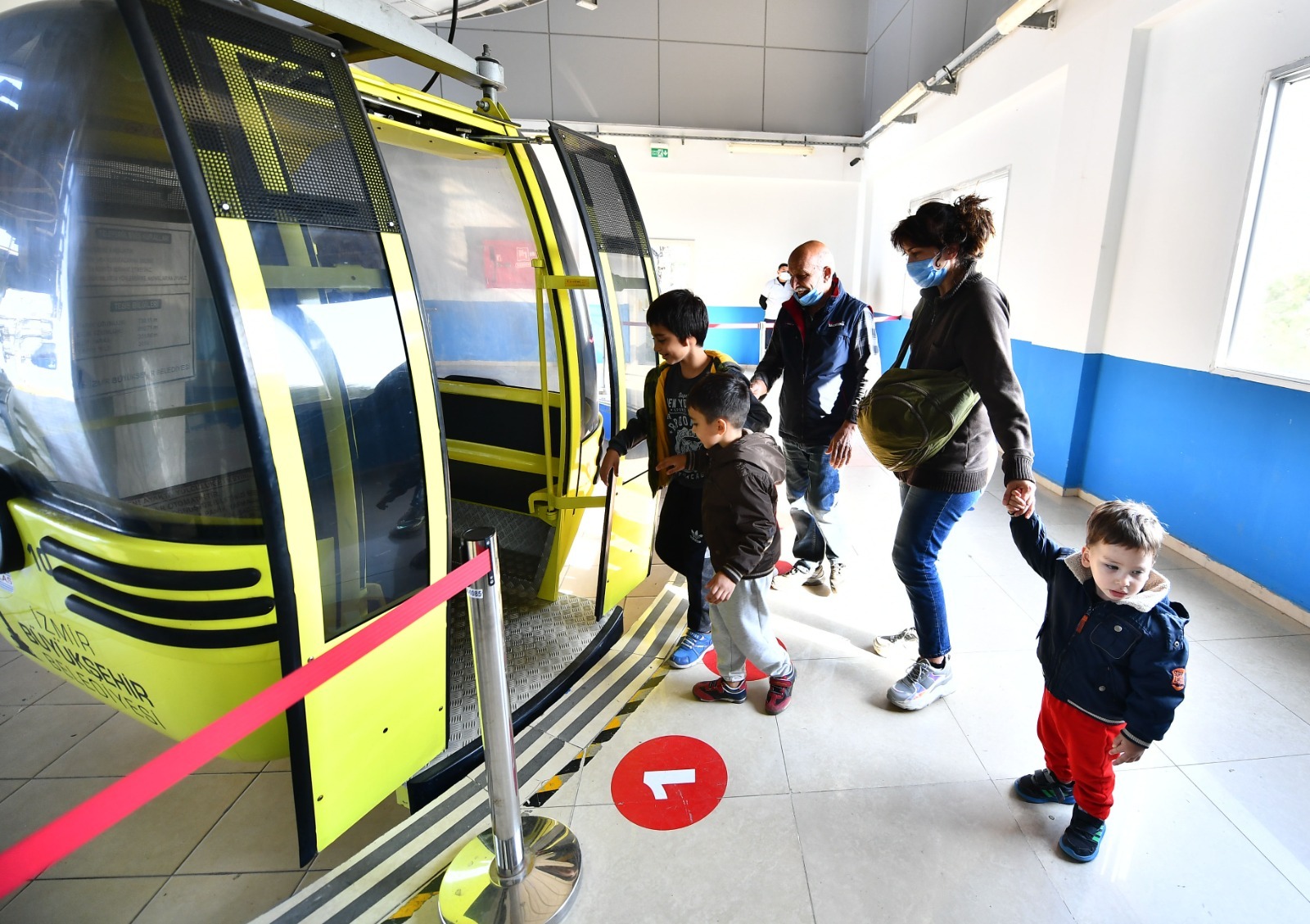Miniklerin Teleferik Ziyareti