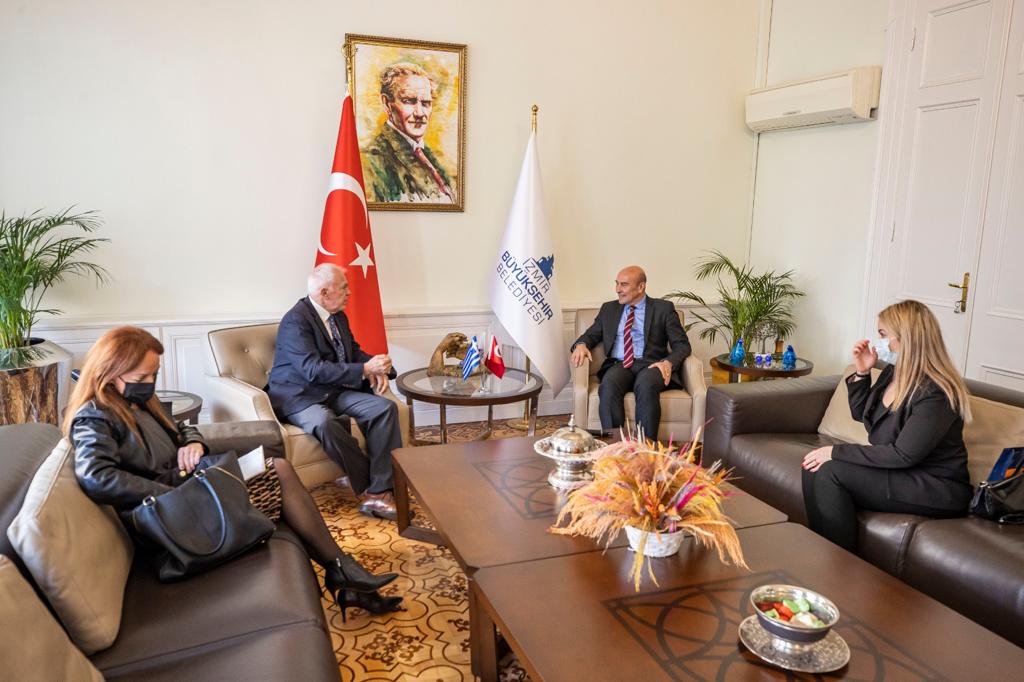 Yunanistan Ankara Büyükelçisi Başkan Soyer’i Ziyaret Etti