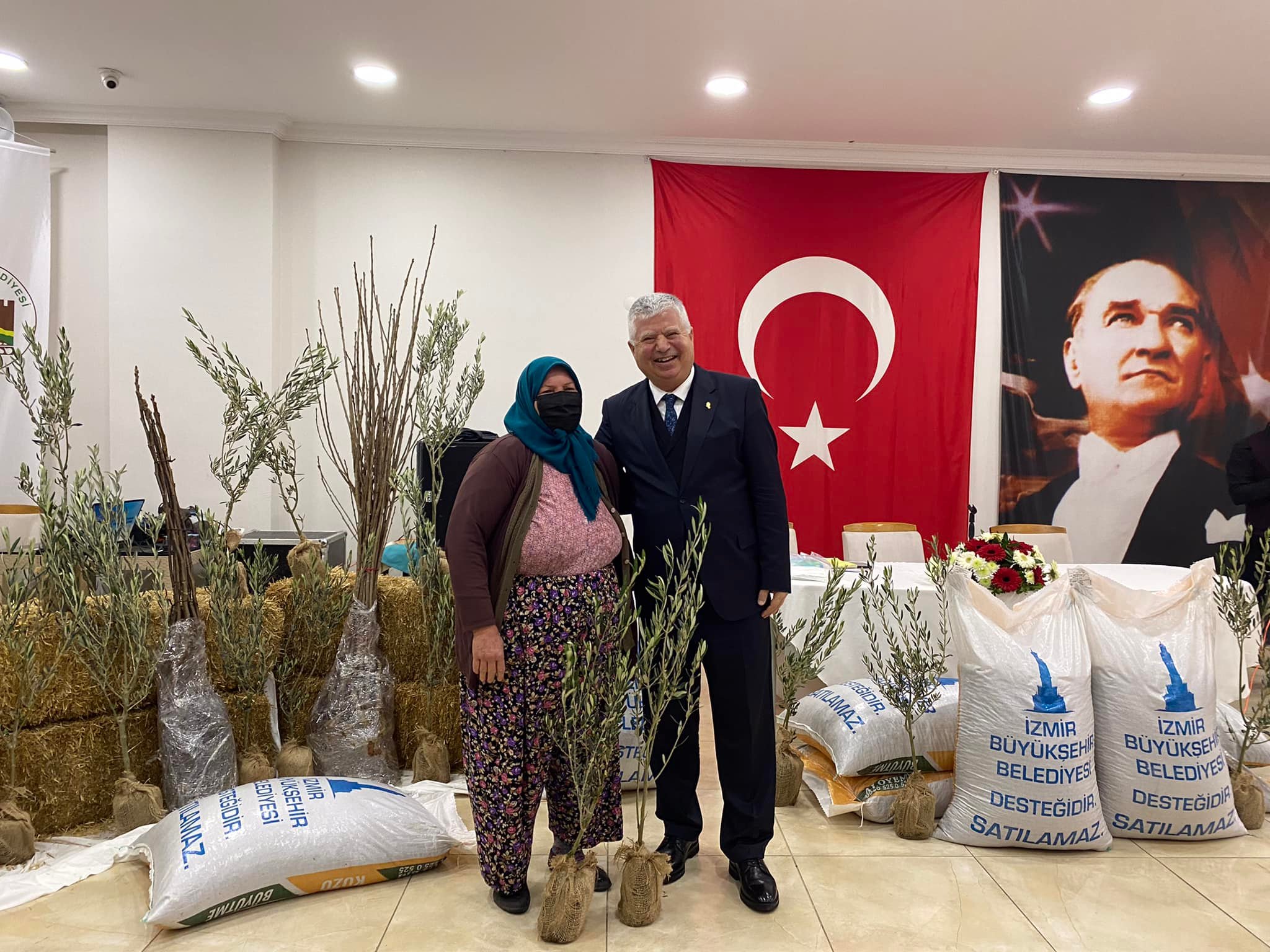 Beydağ'da Üreticiye Destek