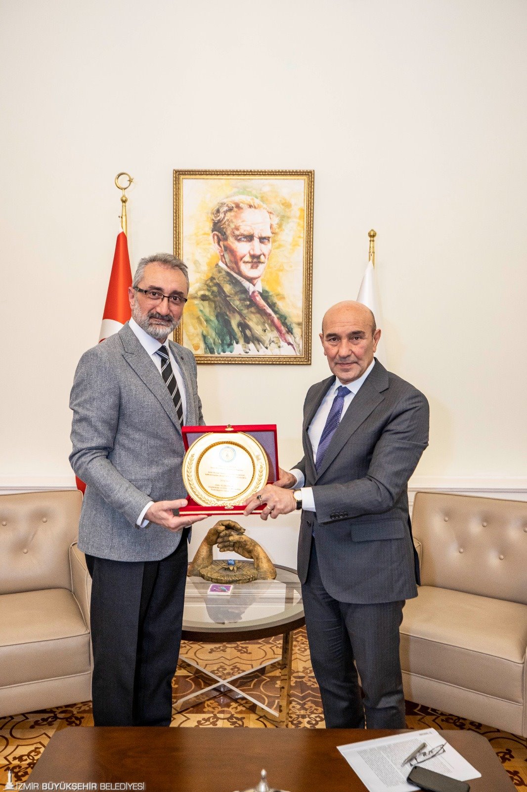 UGİMFED'den Soyer'e Teşekkür Plaketi