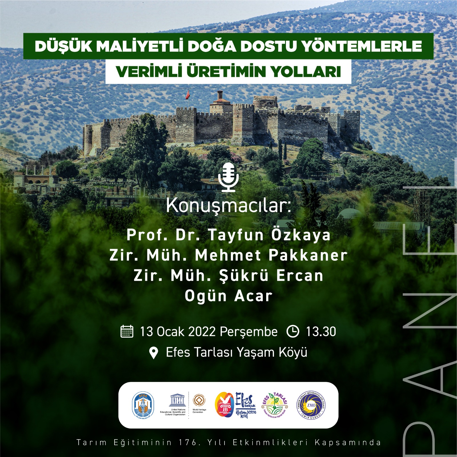 Efes Selçuk’ta Doğa Dostu Verimli Tarımsal Üretim Buluşması Gerçekleştirilecek