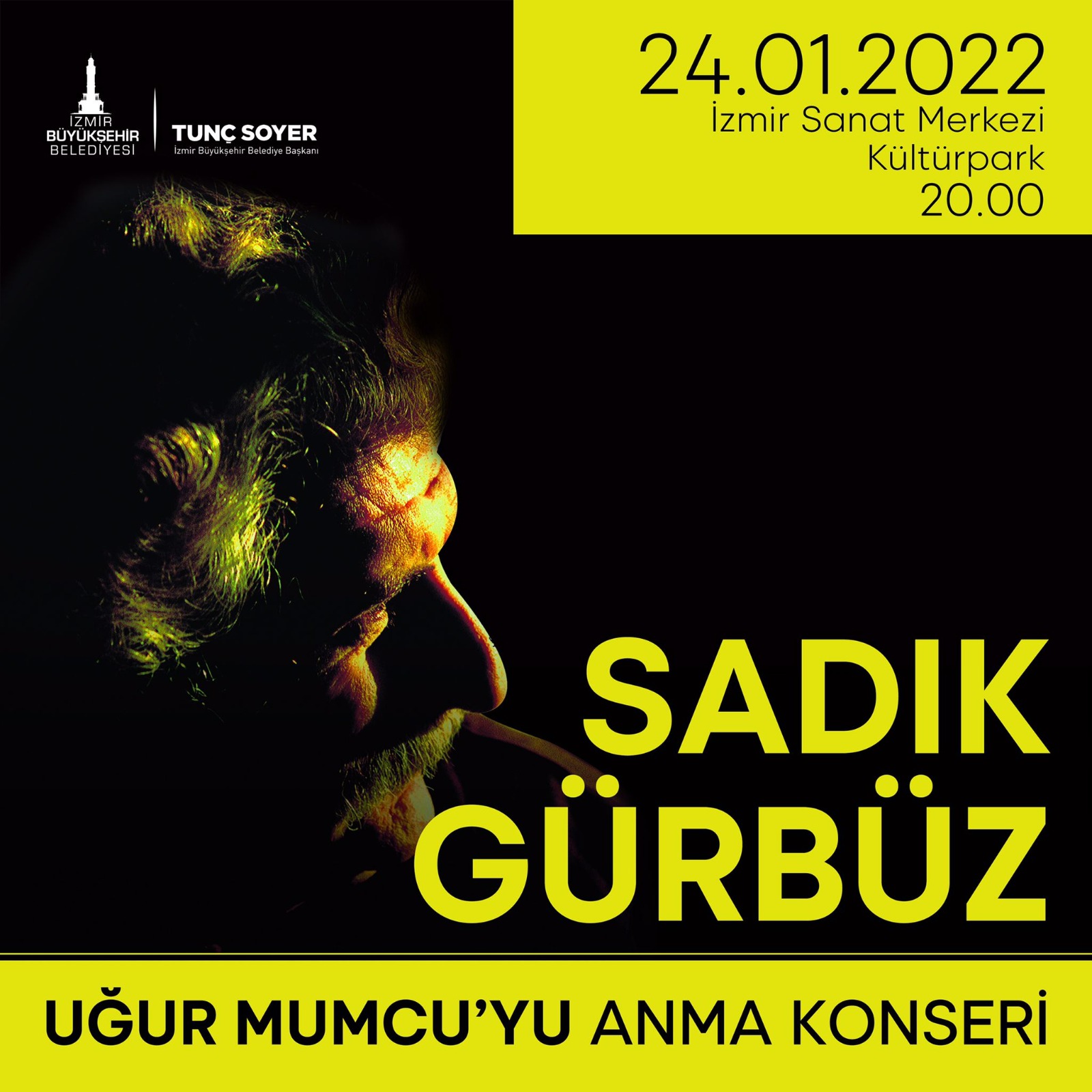İzmir Büyükşehir Belediyesi Uğur Mumcu’yu Anma Konseri Düzenliyor