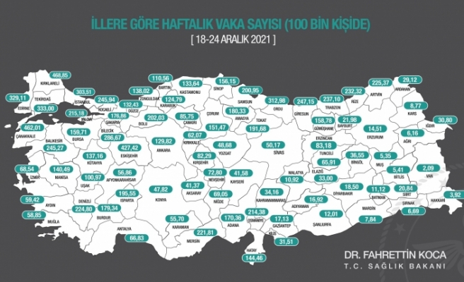 İzmir'de Korona'ya Yakalanan Kişi Sayısı Arttı