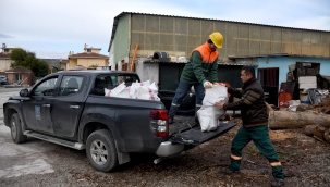 Kuşadası’nda Ağaç Atıkları İhtiyaç Sahipleri İçin Kara Kışta Yakacağa Dönüşüyor