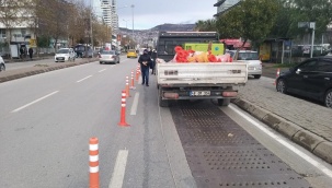 Manas Bulvarı'nda Trafik Düzenlemesi