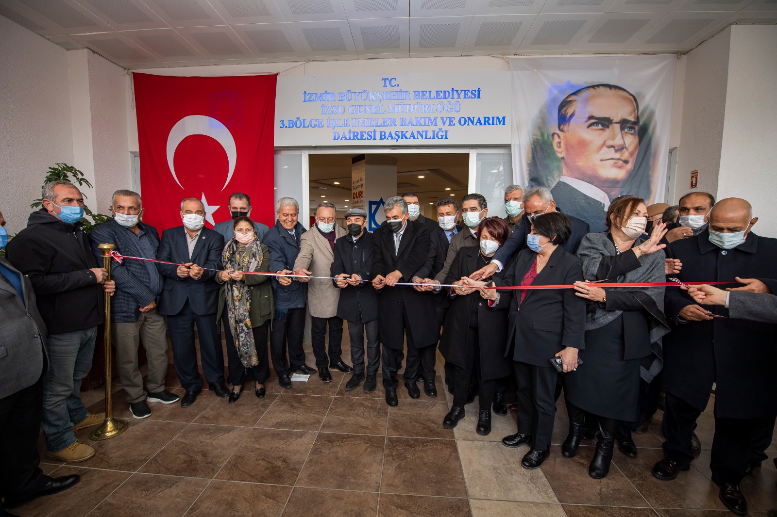 Yarımada’ya Hizmet Verecek İZSU Ofisi Güzelbahçe’de Açıldı