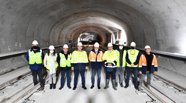 Narlıdere Metrosu’nun Ray Döşeme İşlemlerinin Yüzde 50’si Tamamlandı