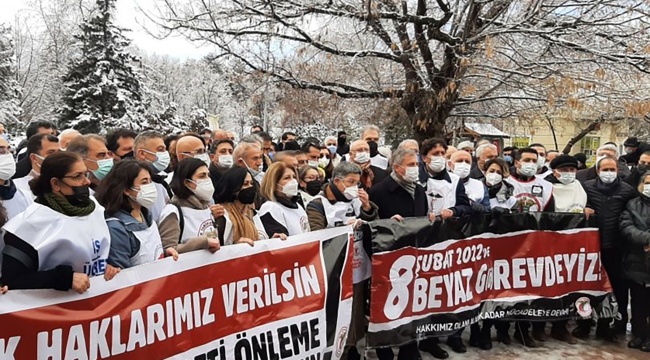 Sağlık Çalışanları ‘Beyaz Nöbet’ te