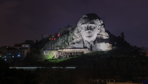 Atatürk Maskı’na Muhteşem Aydınlatma
