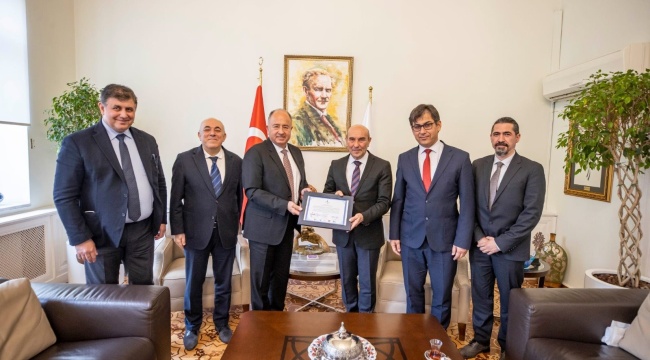 Başkan Soyer Kuzey İzmir Teknoloji Merkezi Heyetini Ağırladı