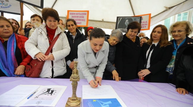 Efes Selçuk&#039;ta Avrupa Yerel Yaşamda Kadın Erkek Eşitliği Şartı imzalandı